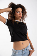Ringer Crop Tee